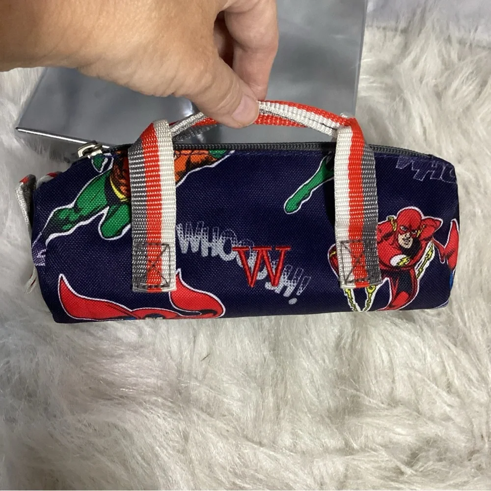 Pottery Barn Kids Spider-Man Zip Pencil Case w/ Handles Attaches to Bag